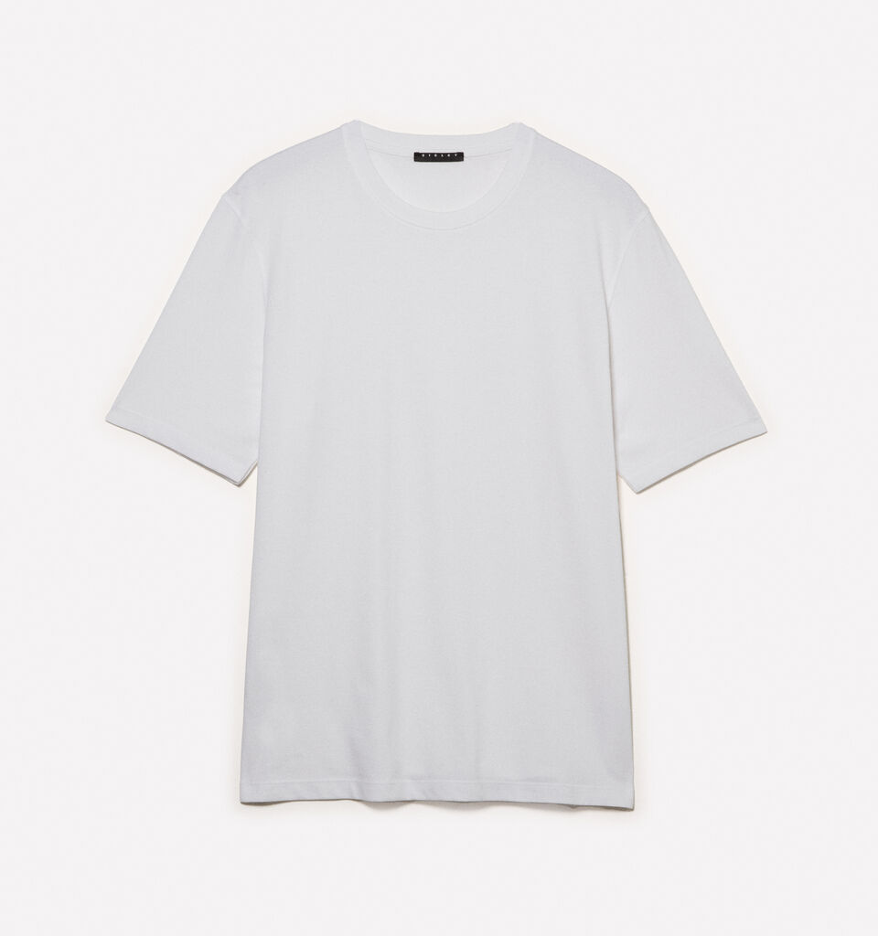 Μπλούζα κοντομάνικη λευκή regular fit - μπλουζάκια κοντομάνικα ανδρικά - Λευκο | Sisley image number 5